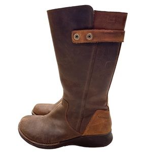 Merrell Travvy Tall Waterproof Boot Clay Size 9.5 Performance Footwear